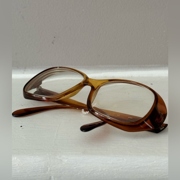 Viennaline Eyeglasses Round Oversize Orange - Picture 4 of 6